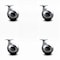 Service Caster 2.5 Inch Bright Chrome Metal Ball Caster - Top Plate -, 4PK SCC-TP01S25-DCS-BC-4 - alternate 1